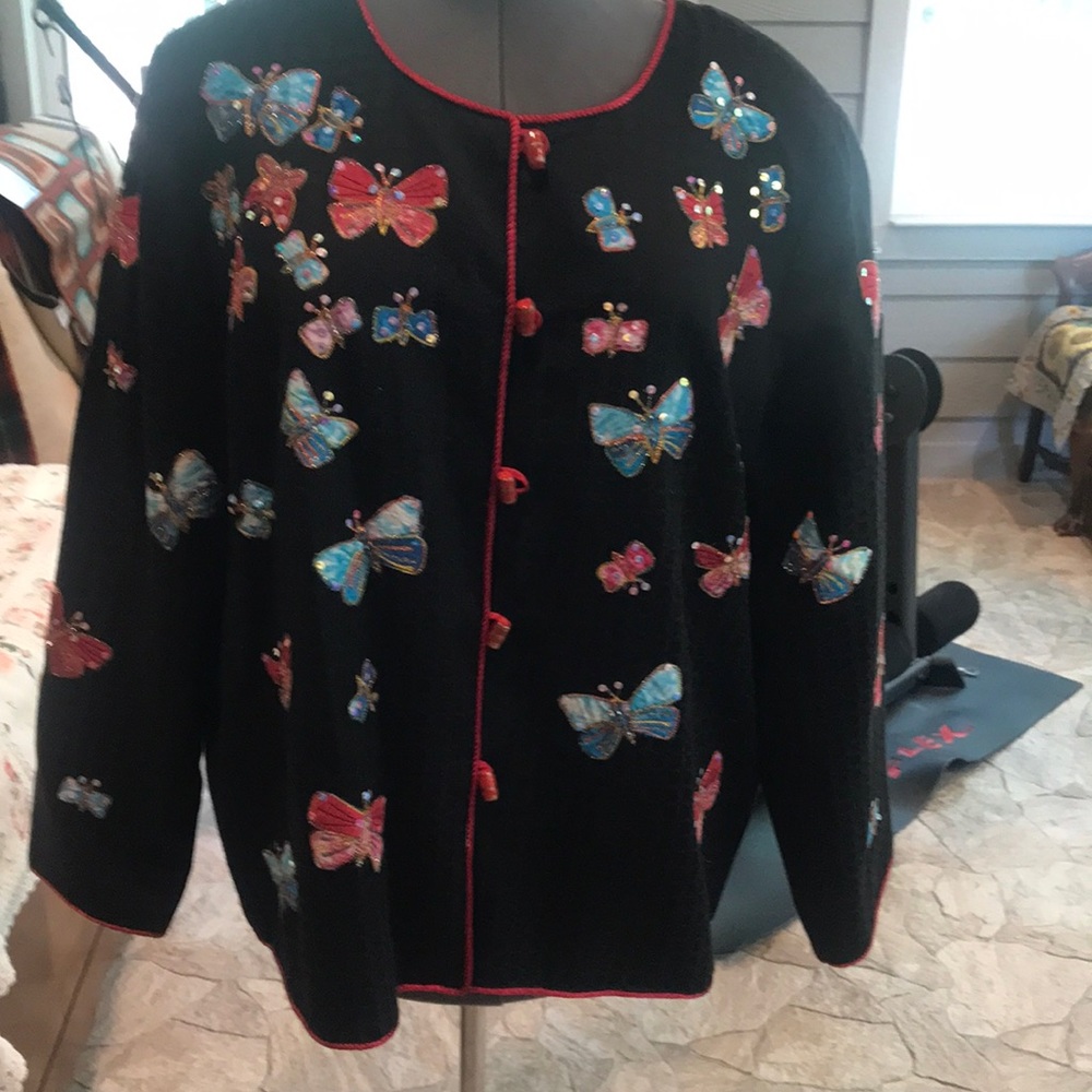 Julia Kim Butterfly Jacket Size XL